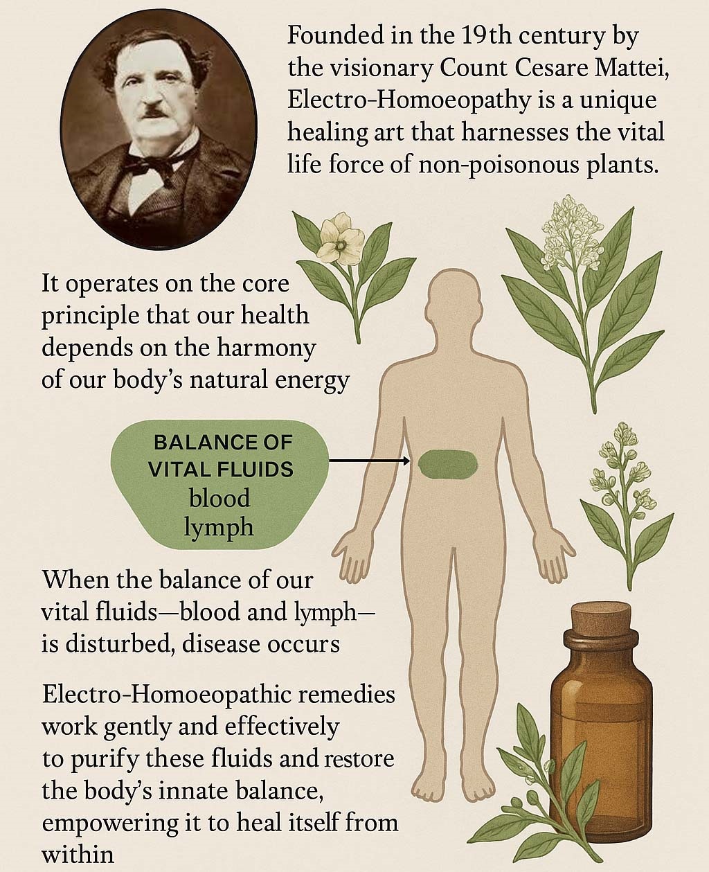 Medicinal herbs used in Electro-Homeopathy